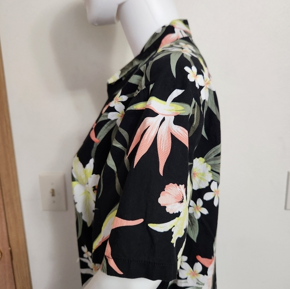 H&M Divided‎ floral button down T shirt dress size small - Picture 8 of 11